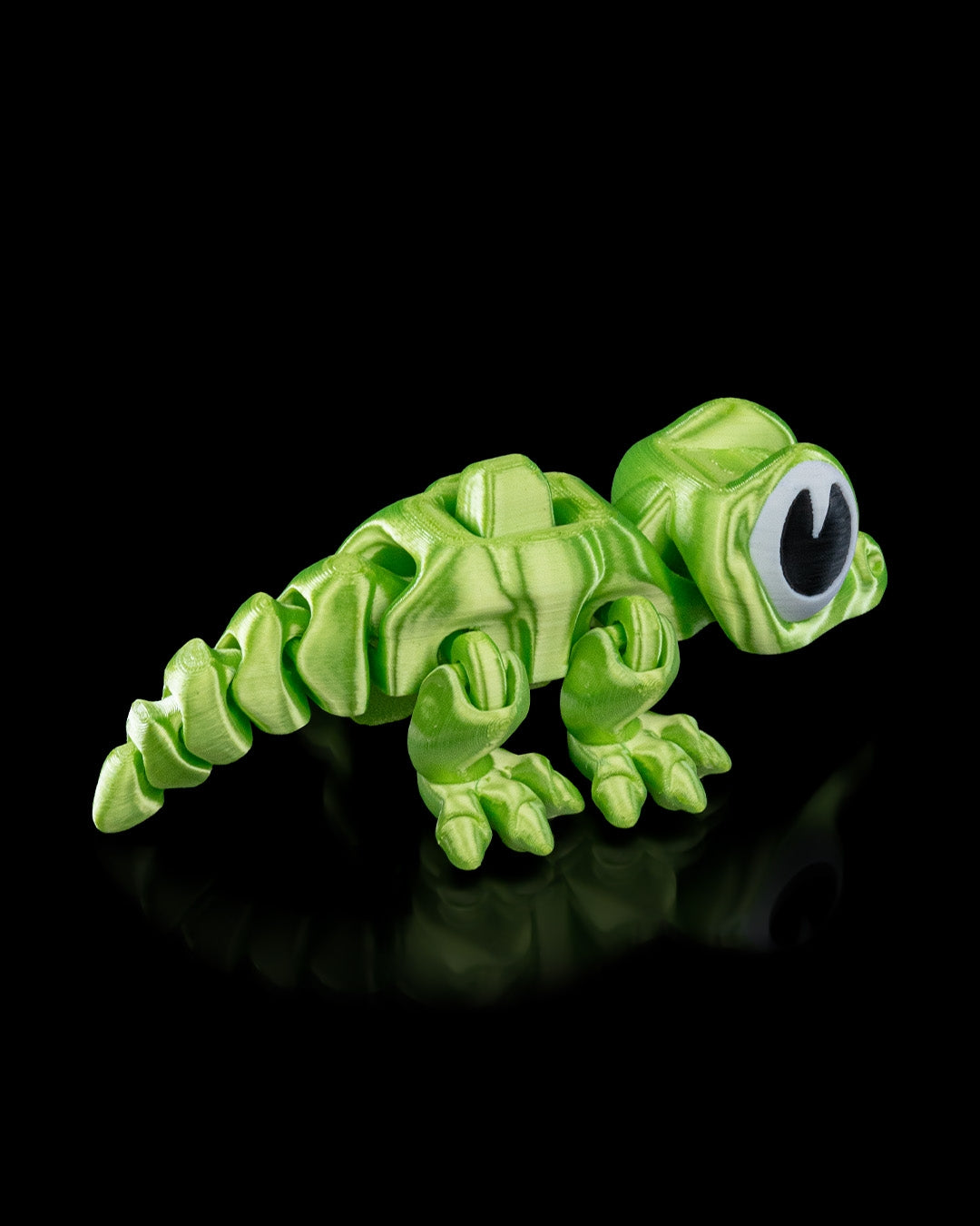 Flexible 3D-Printed Crocodile Toy - Press the Crocodile