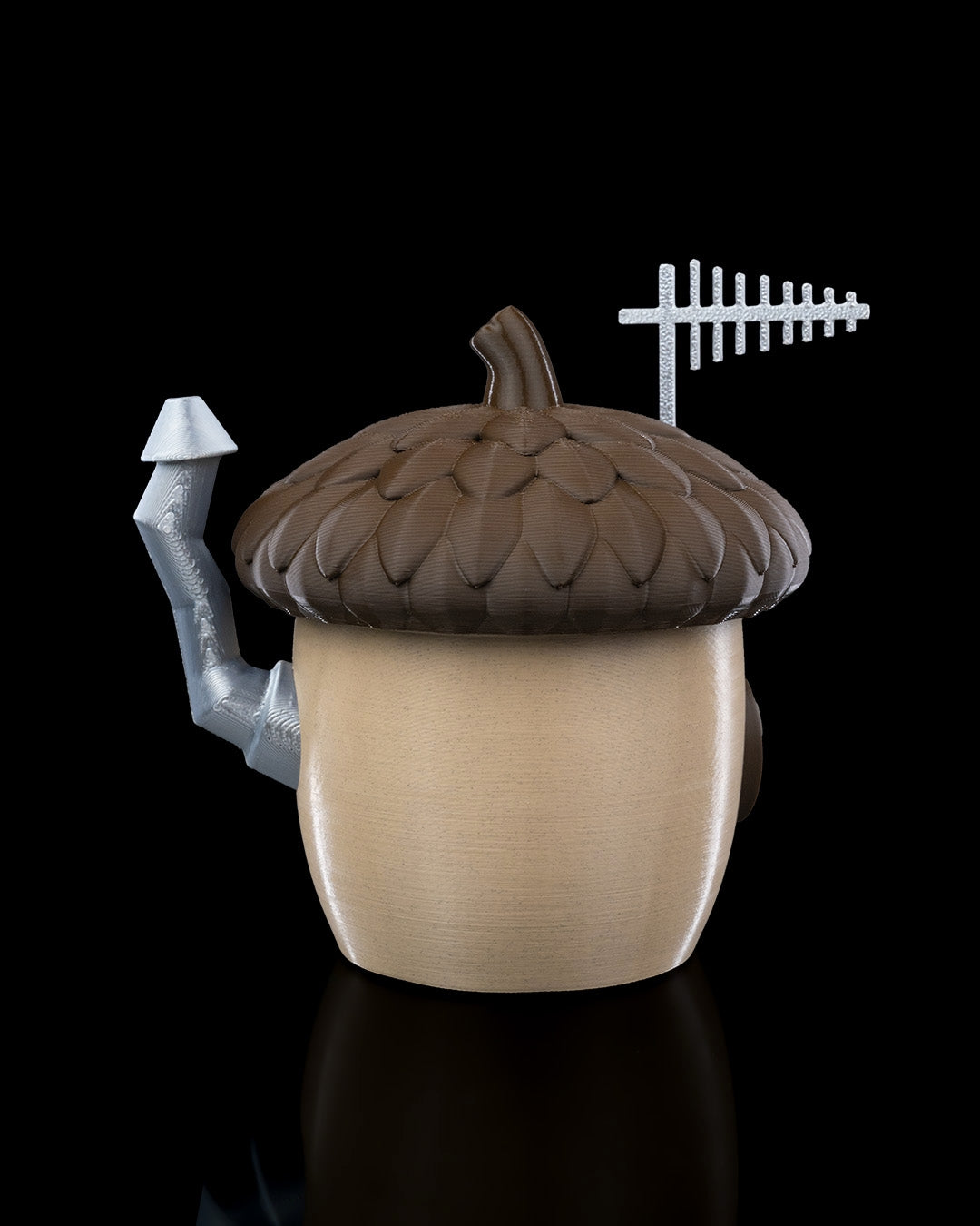 Acorn House Fairy Garden Decoration - 3D-Printed Whimsical Garden Decor