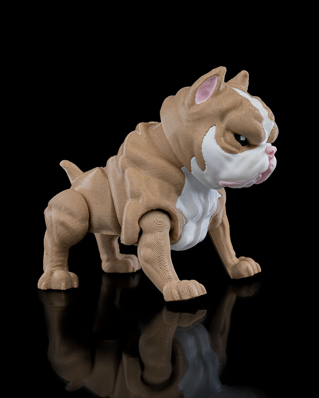 Majestic American Bully 3D-Printed Figurine – Dog Lover’s Dream