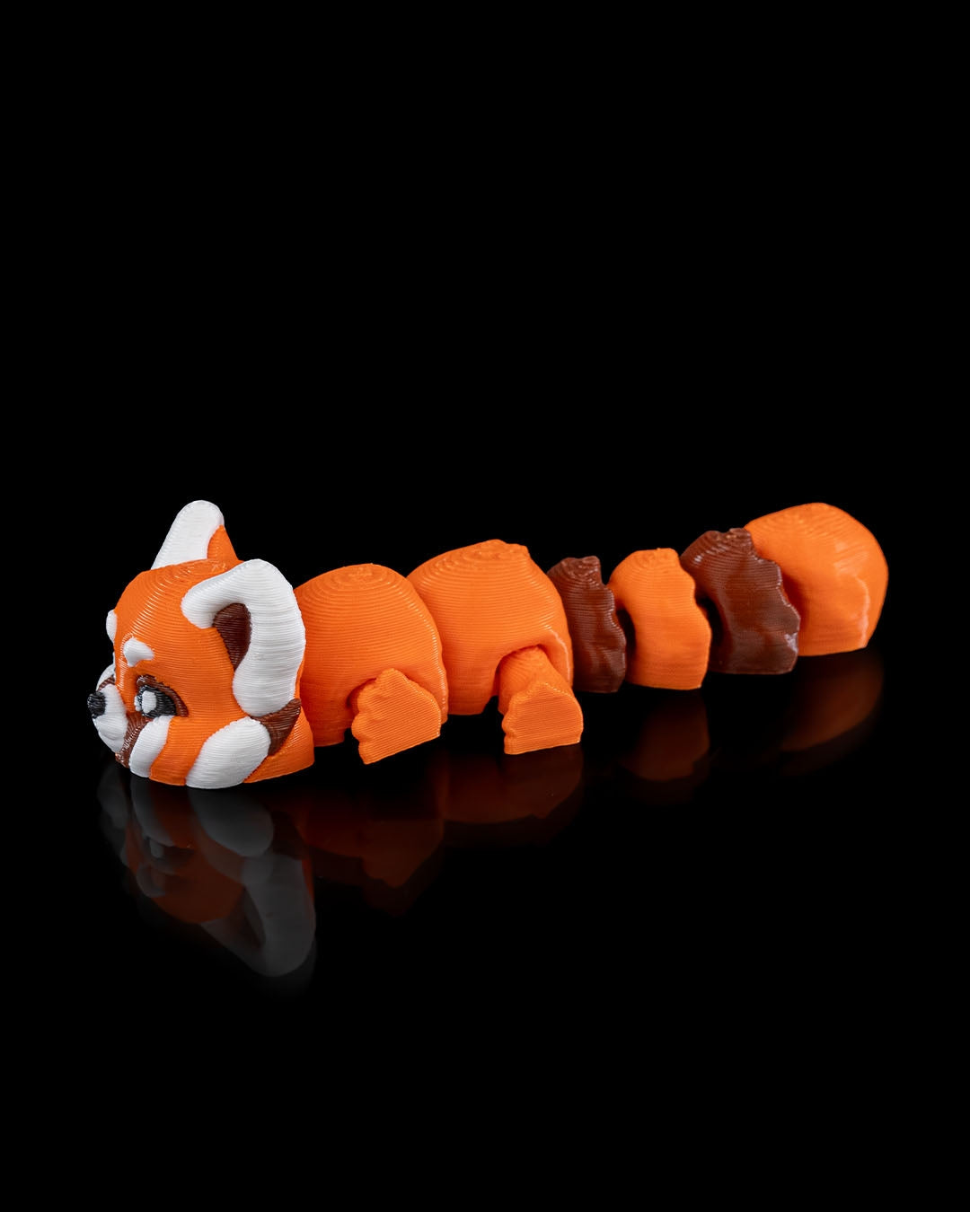 Adorable Red Panda 3D-Printed Figurine – Wildlife-Inspired Collectible with Keychain Options