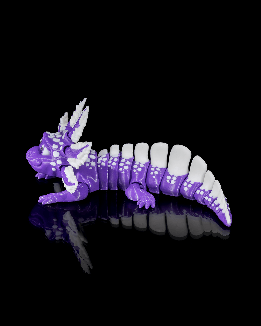 Berry Tart - Enchanting Articulated 3D Printed Axolotl with Dynamic Poses