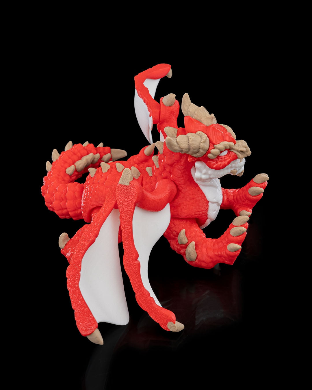 Elemental Dragon 3D-Printed Mythical Figurine