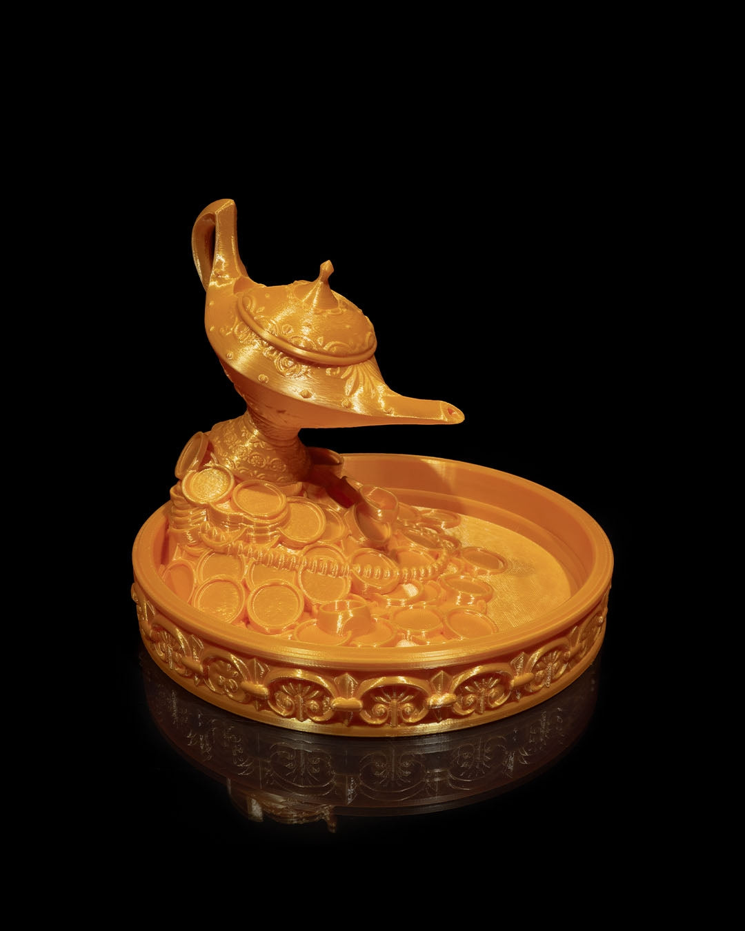 Lamp of Wealth Backflow Incense Burner