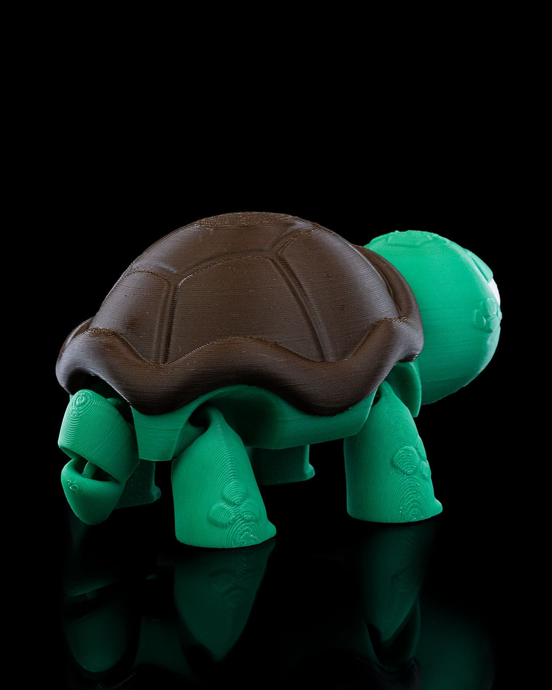 (Not) Surprised Turtle - Expressive 3D-Printed Figurine