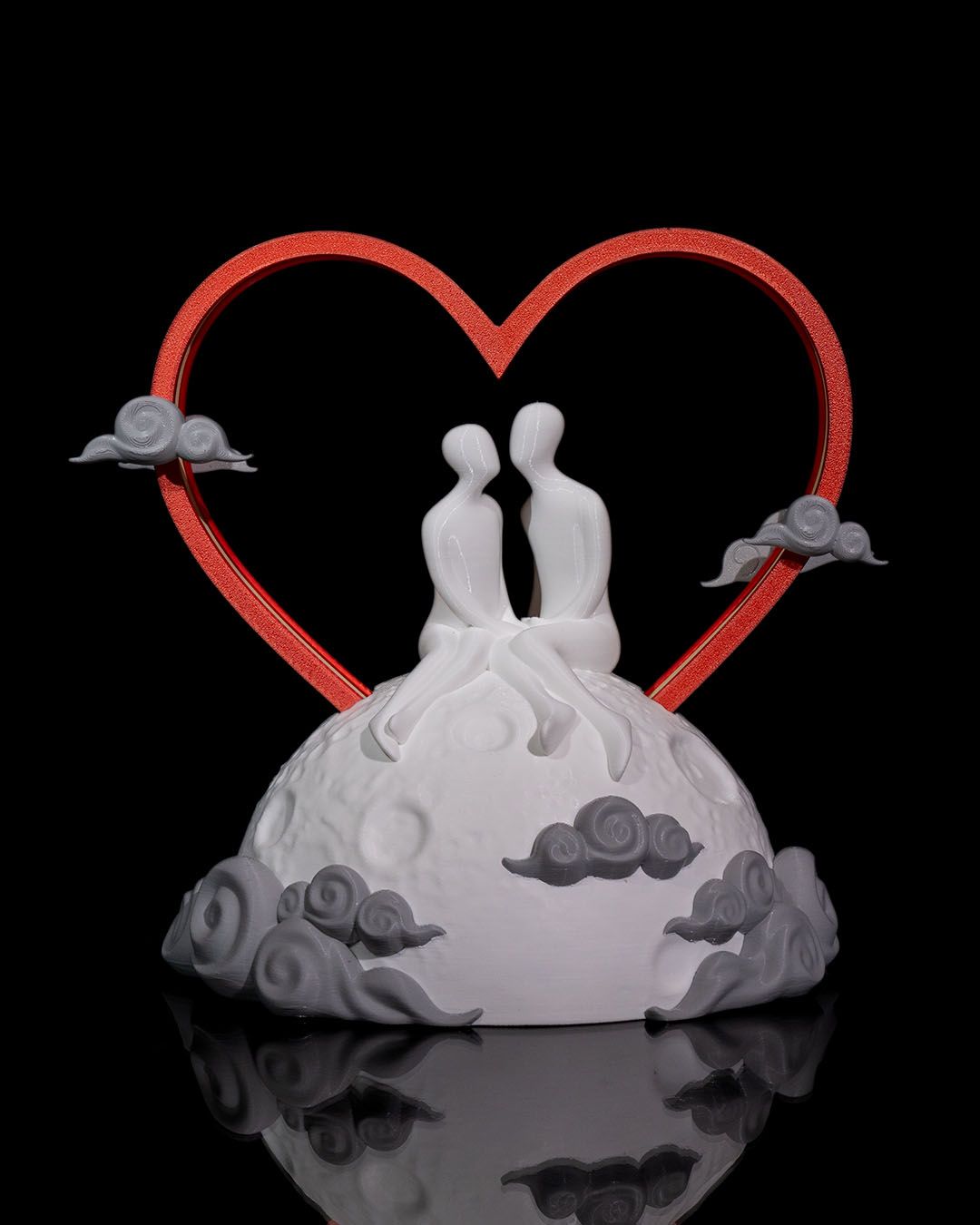 Over the Moon: Illuminated 3D-Printed Valentine's Day Decor