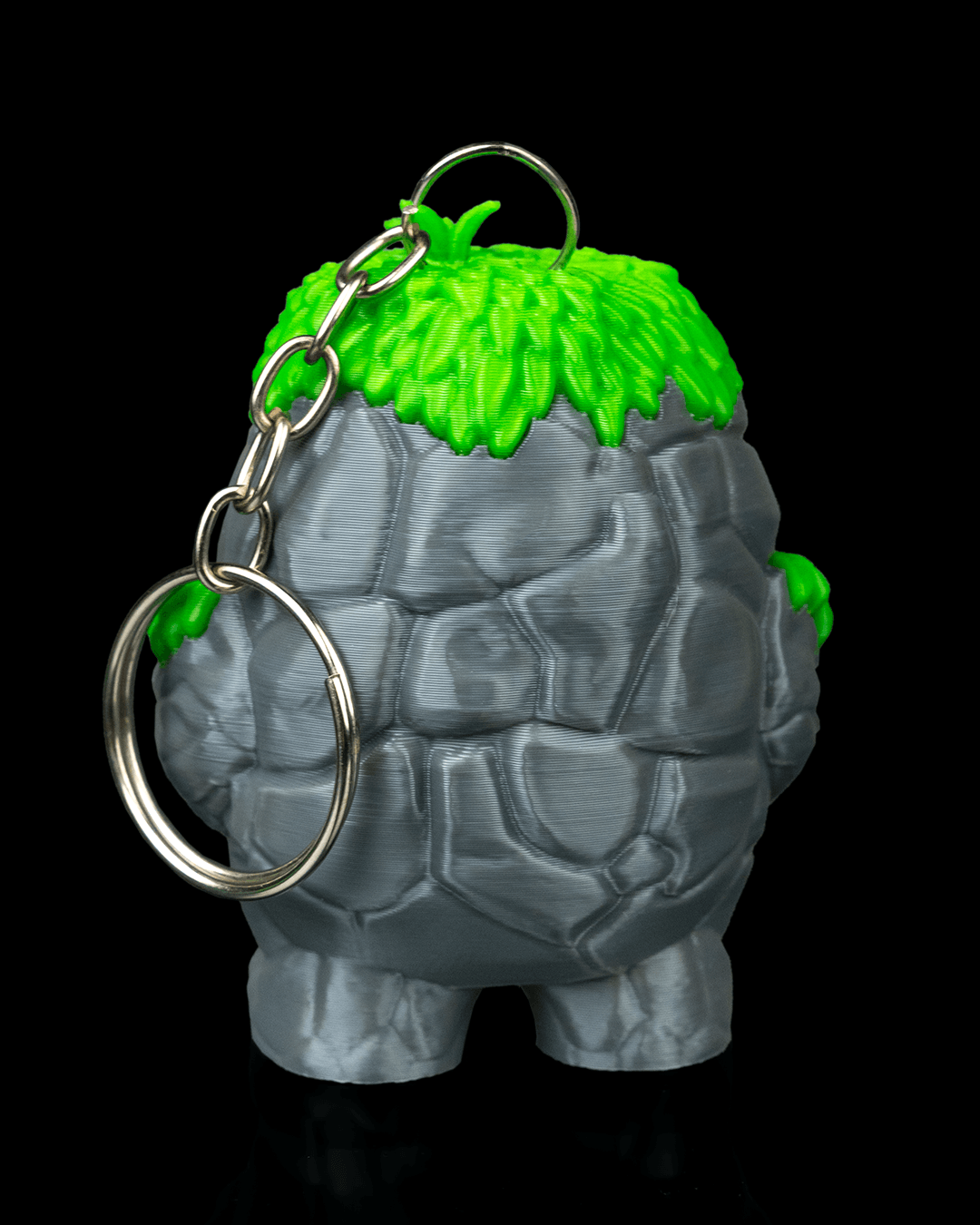 Pebbi the Stone Spirit Keychain
