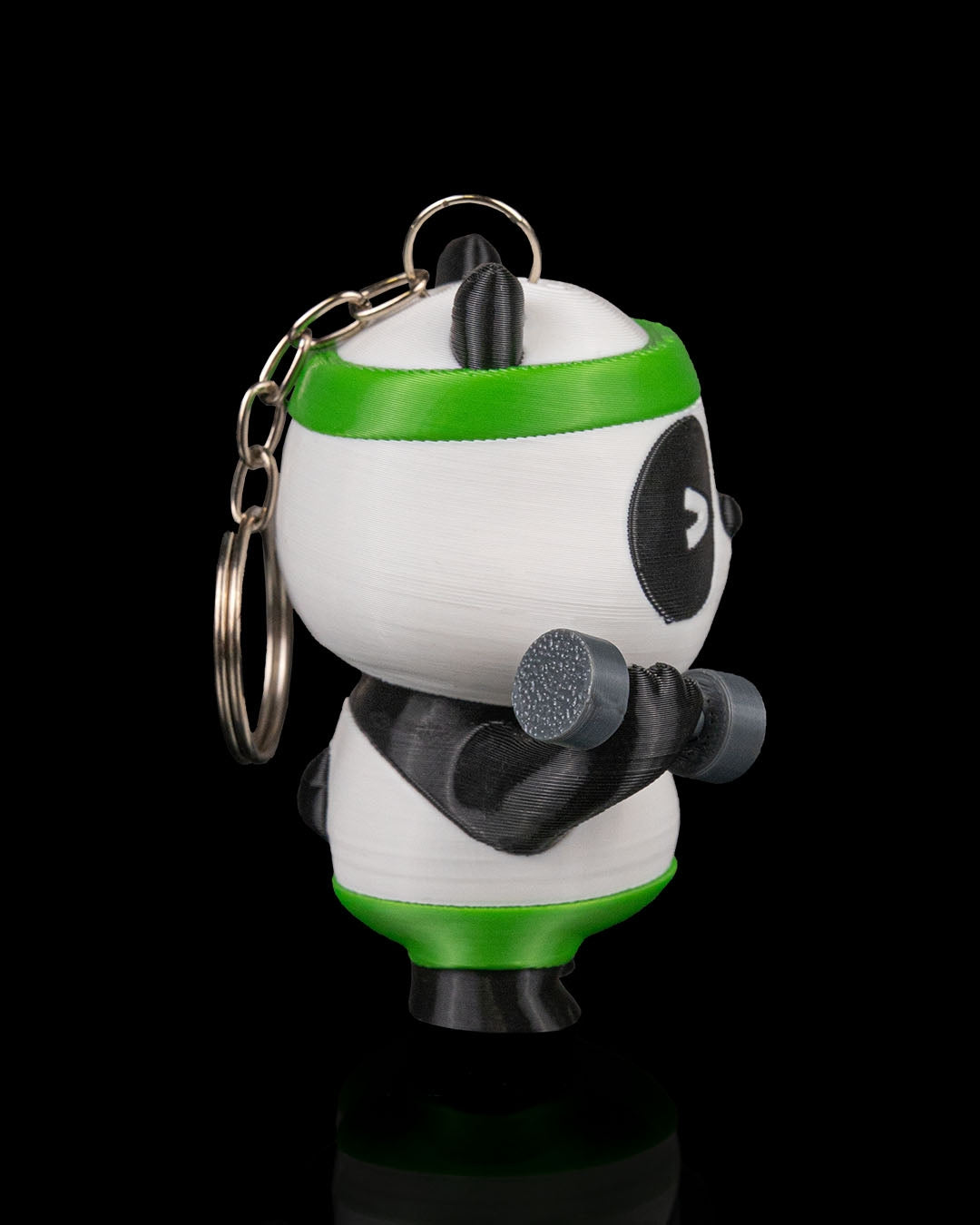 Pumpanda Workout Panda Keychain