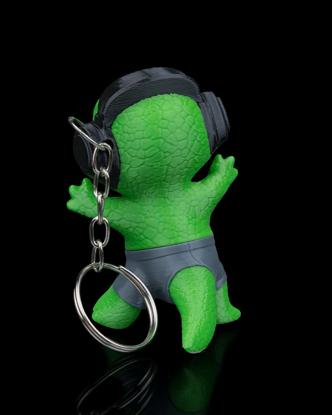 Rock n Rawr – Music-Loving Dino Keychain