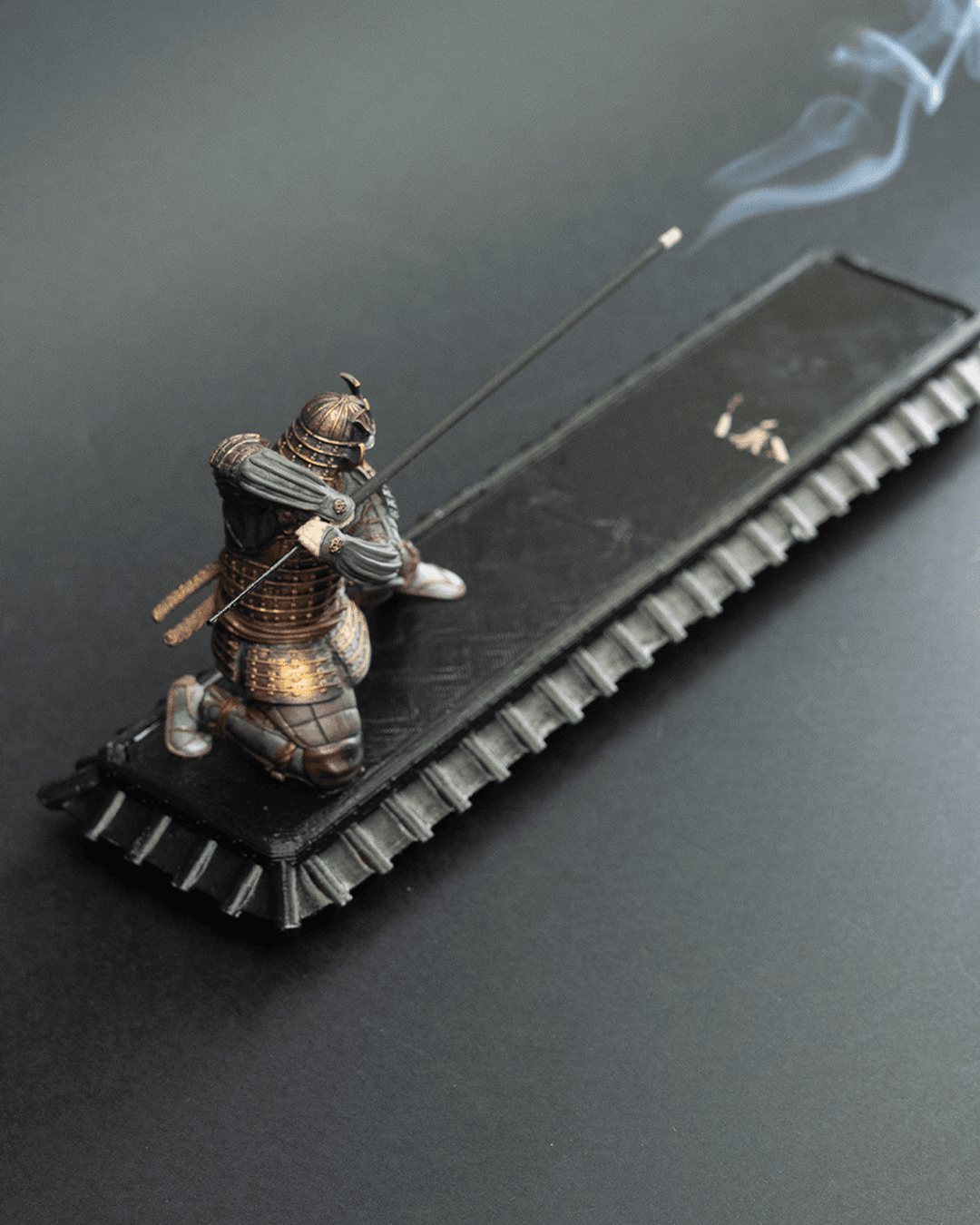 3D-Printed Samurai Incense Holder with Hidden Storage