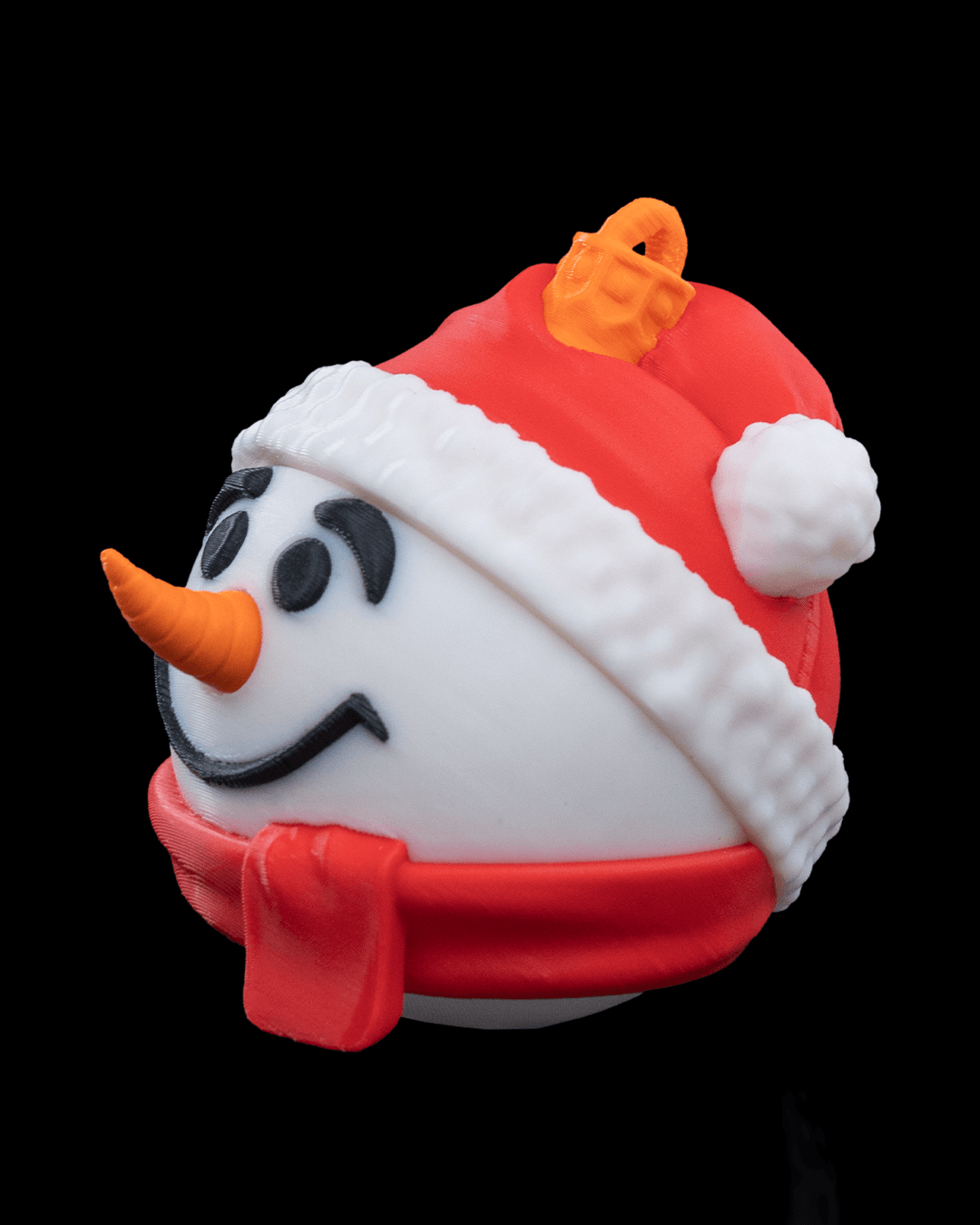 Snowman Christmas Ornament by STLFlix - Cheerful Holiday Decor for Tree and Home
