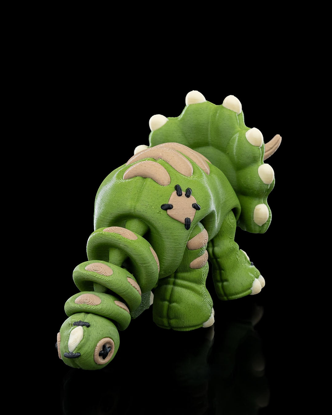 Stuffed Triceratops 3D-Printed Collectible