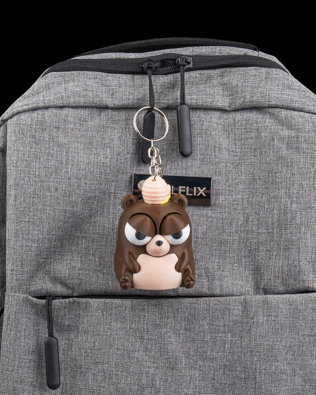 Sweet Regret | Unbothered Bear Keychain