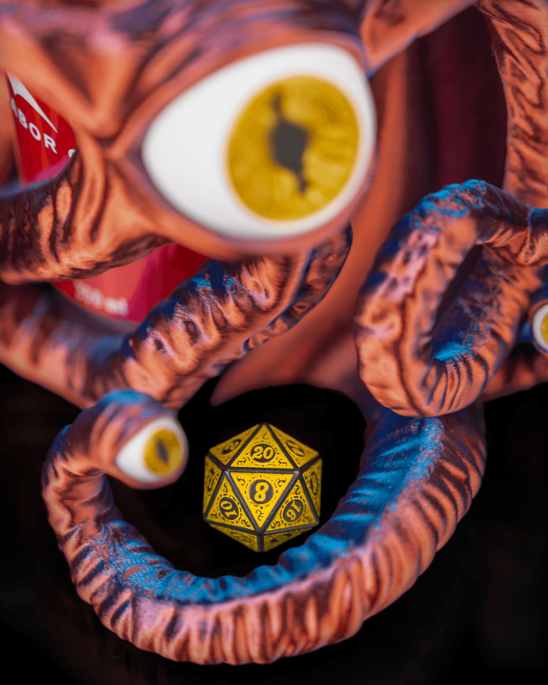 The Overseer Can Holder & Dice Tower – Eldritch Horror TTRPG Accessory