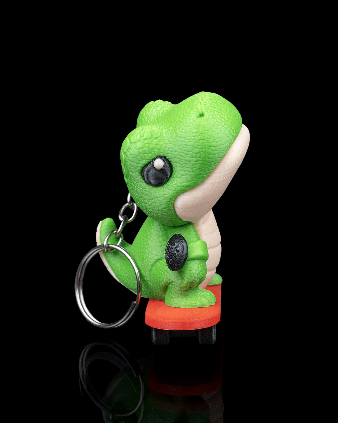 Tony Rawr – Skateboard Dino Keychain