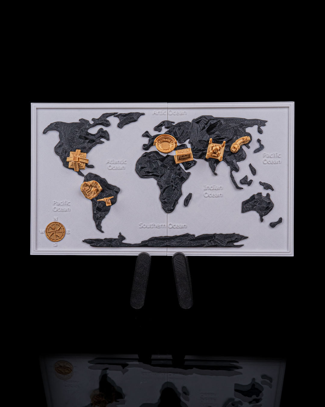 World of Wonders | Magnetic Seven Wonders of the World Map