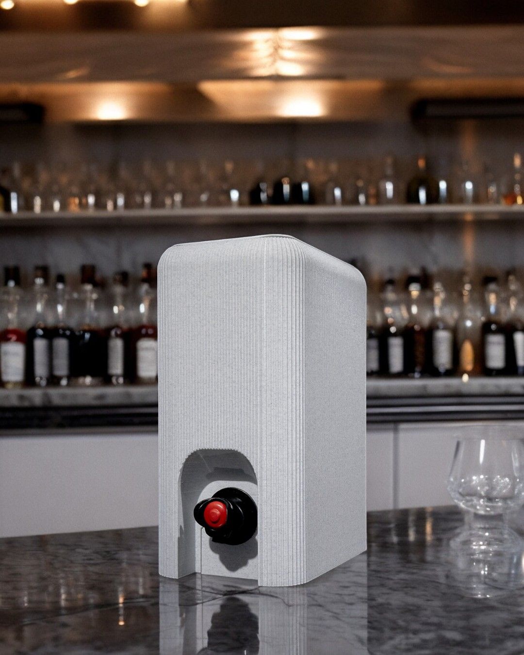 Clean Wine Bag Dispenser