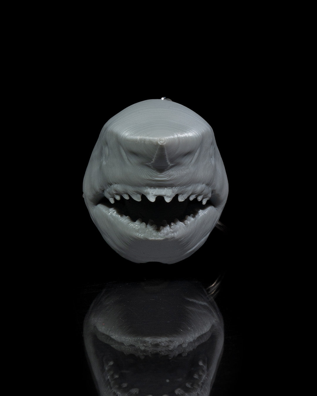 Great White Shark Keychain - Sleek and Fearsome