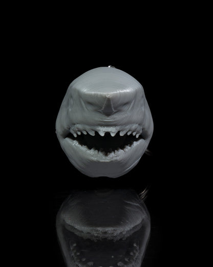 Great White Shark Keychain - Sleek and Fearsome