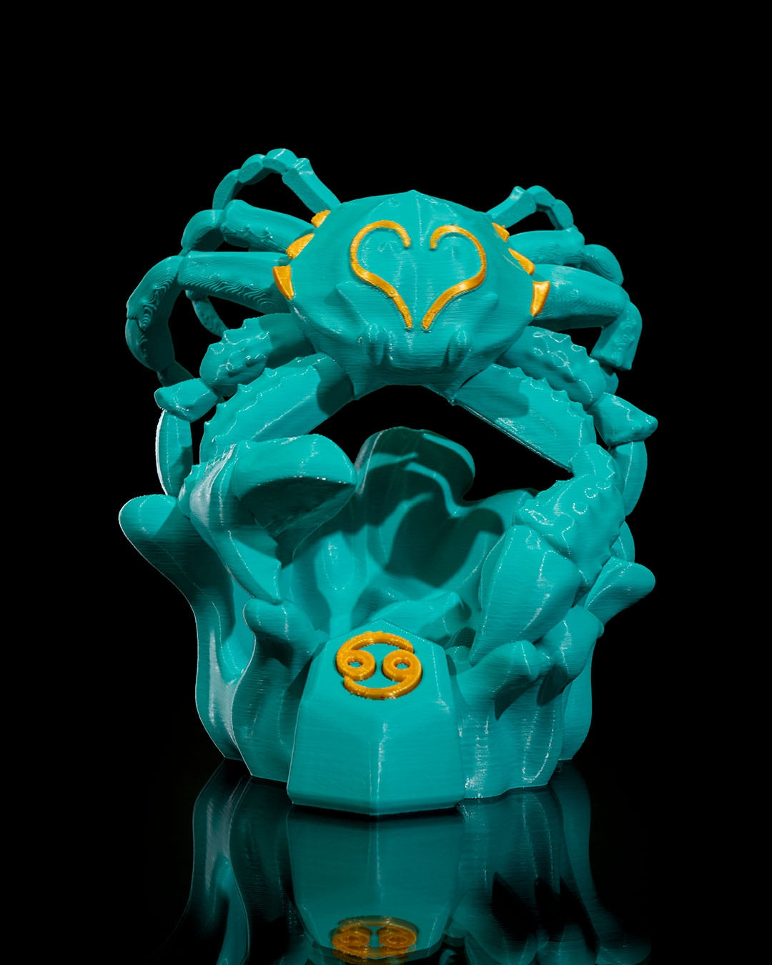 Cancer Zodiac Statue by STLFlix – Nurturing Crab Collectible | Dragons N Doodads