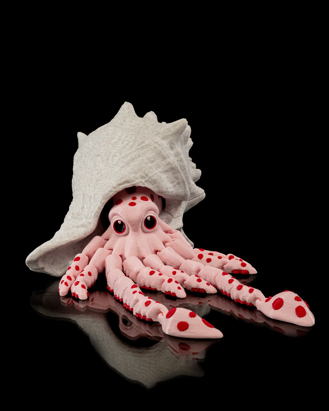 Sky, the Squid - Articulating 3D-Printed Sea Creature Fidget