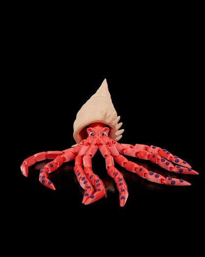 Finn the Bigfin Squid - 3D Printed Fidget Toy for Sensory Exploration and Stress Relief