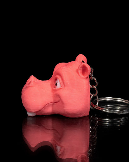 Hippo Keychain - Playful and Durable Design