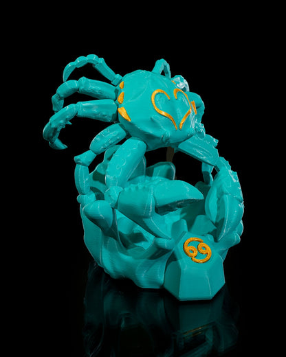 Cancer Zodiac Statue by STLFlix – Nurturing Crab Collectible | Dragons N Doodads