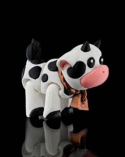 3D-Printed Daisy the Cow by STLFlix – Farmhouse Decor & Collectible Animal Figurine