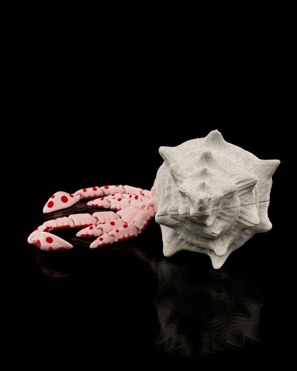 Sky, the Squid - Articulating 3D-Printed Sea Creature Fidget