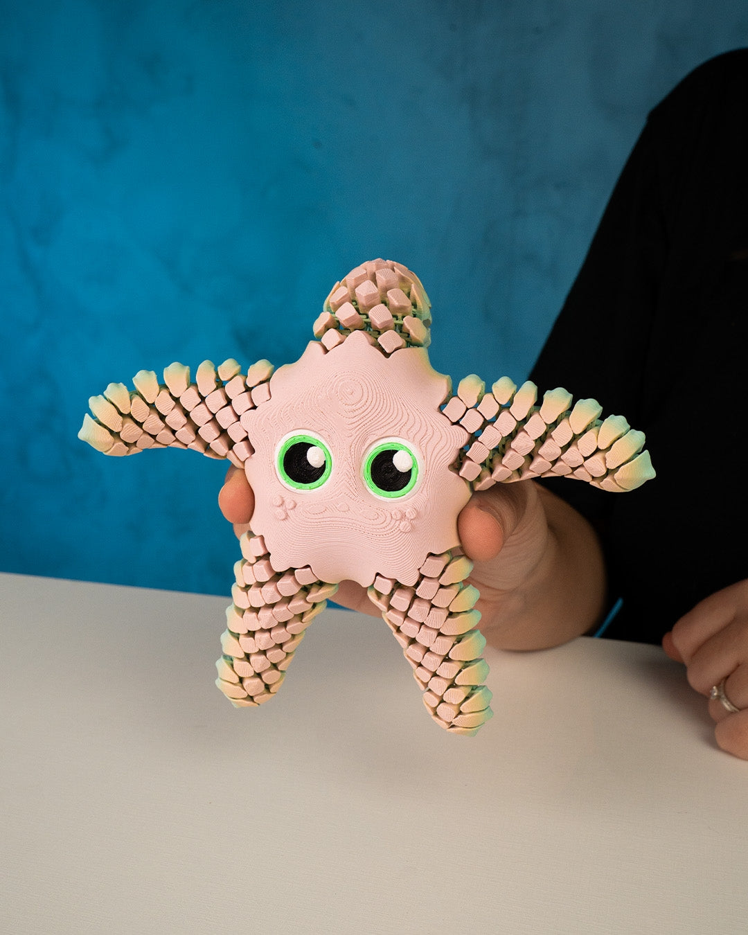 Sandy the Sea Star - 3D-Printed Fidget Toy for Sensory Play and Stress Relief