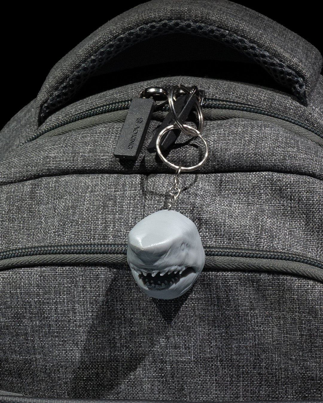 Great White Shark Keychain - Sleek and Fearsome