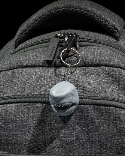 Great White Shark Keychain - Sleek and Fearsome