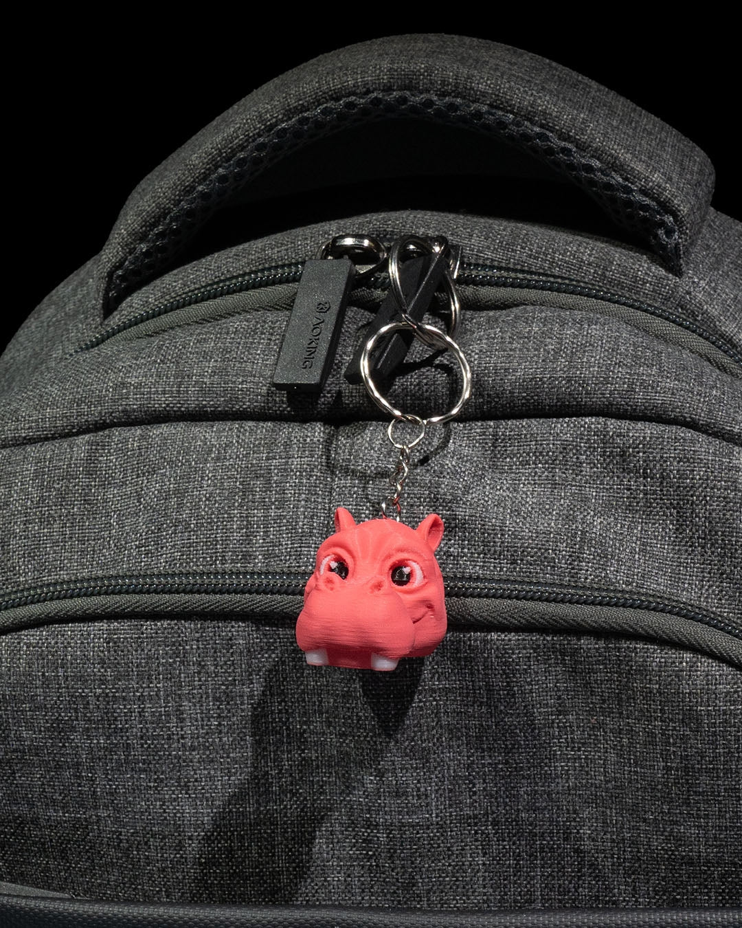 Hippo Keychain - Playful and Durable Design