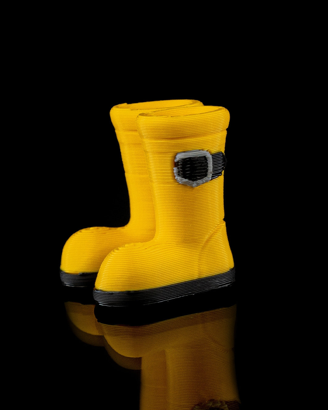 3D-Printed Farmer Boots by STLFlix – Rustic Farmhouse Decor & Collectible Miniature Accent