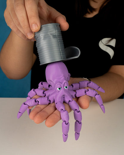 Gus, the Octopus - Unique 3D Printed Ocean Fidget Toy