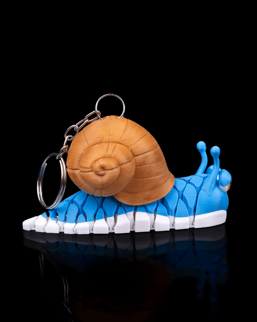 Abigail the Snail – Articulated Mesh Buddy Keychain