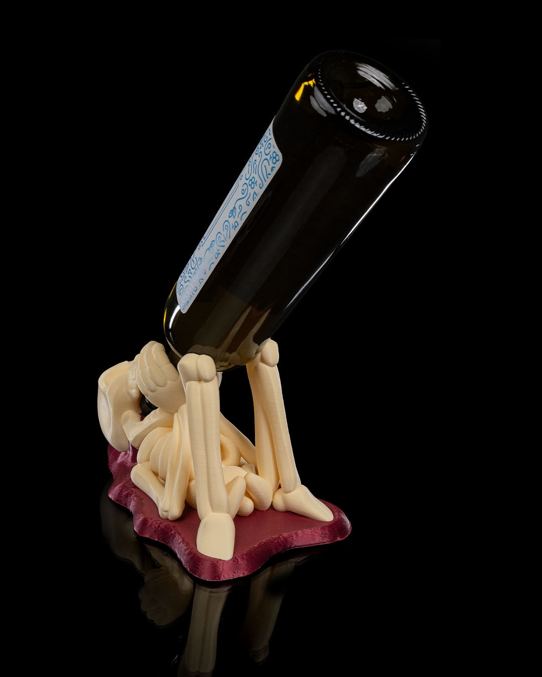 All Spine On Wine Bottle Holder
