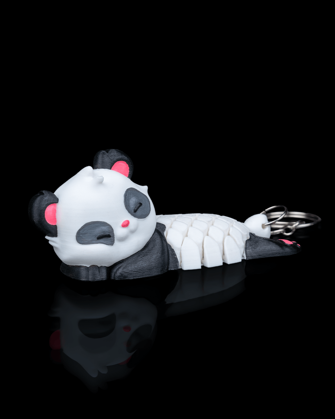 Amanda the Panda – Lazy Mesh Buddy Fidget Keychain