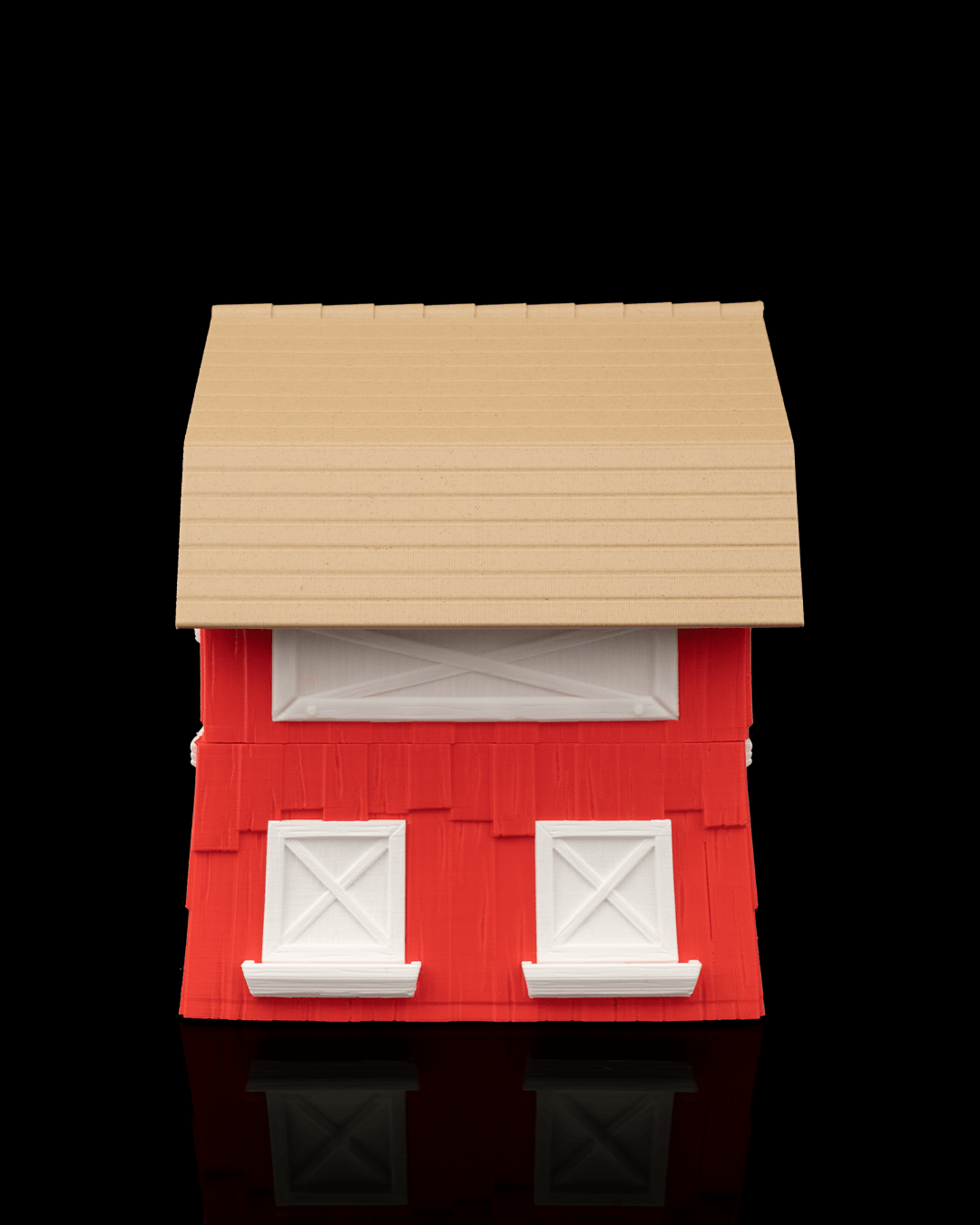 3D-Printed Animal Barn Container – Rustic Farmhouse Decor & Collectible Storage