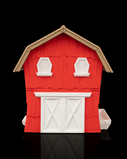 Rustic Farmhouse Barn Container & Farmstead Accessory Set
