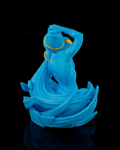 Aquarius Zodiac Statue by STLFlix – Visionary Water Bearer Collectible | Dragons N Doodads