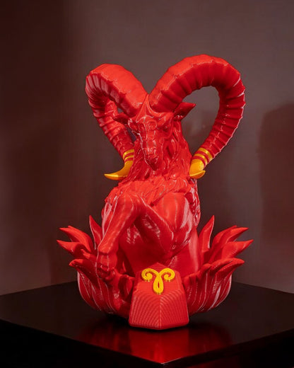 Aries Zodiac Statue by STLFlix – Fiery Ram Collectible | Dragons N Doodads