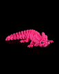 Flexible 3D-Printed Axolotl Toy - ArticuLotl