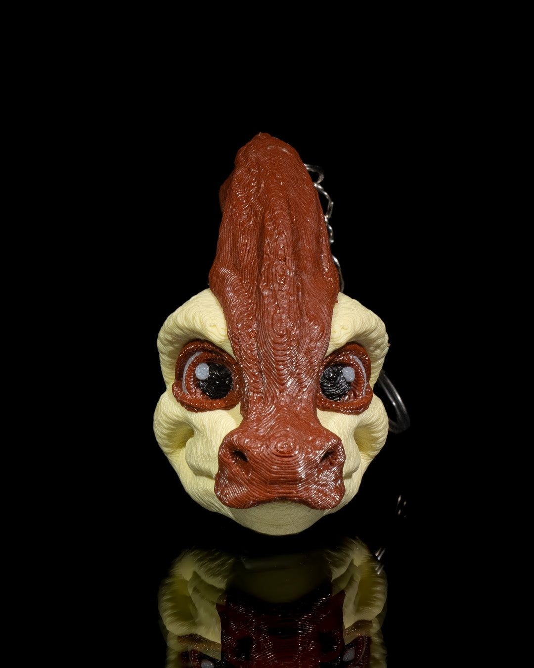 Parasaurolophus Keychain - Unique Prehistoric Design