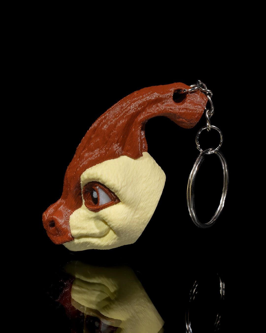 Parasaurolophus Keychain - Unique Prehistoric Design