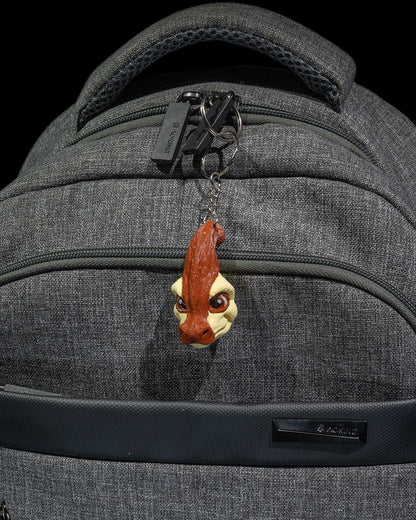 Parasaurolophus Keychain - Unique Prehistoric Design