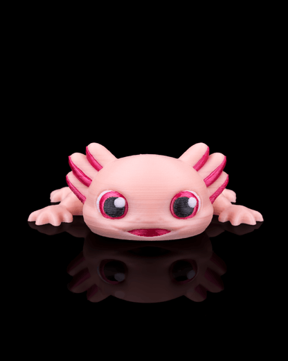 Ashley the Axolotl – Articulated Mesh Buddy Keychain