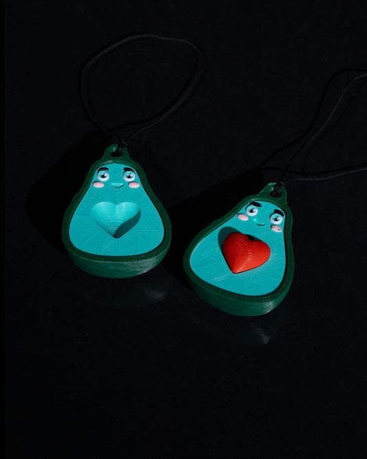 Avocouple Keychains – Cute & Romantic 3D-Printed Avocado Pair