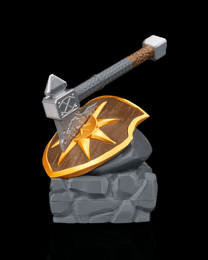 Axe Marks the Spot – Pen & Sticky Note Holder