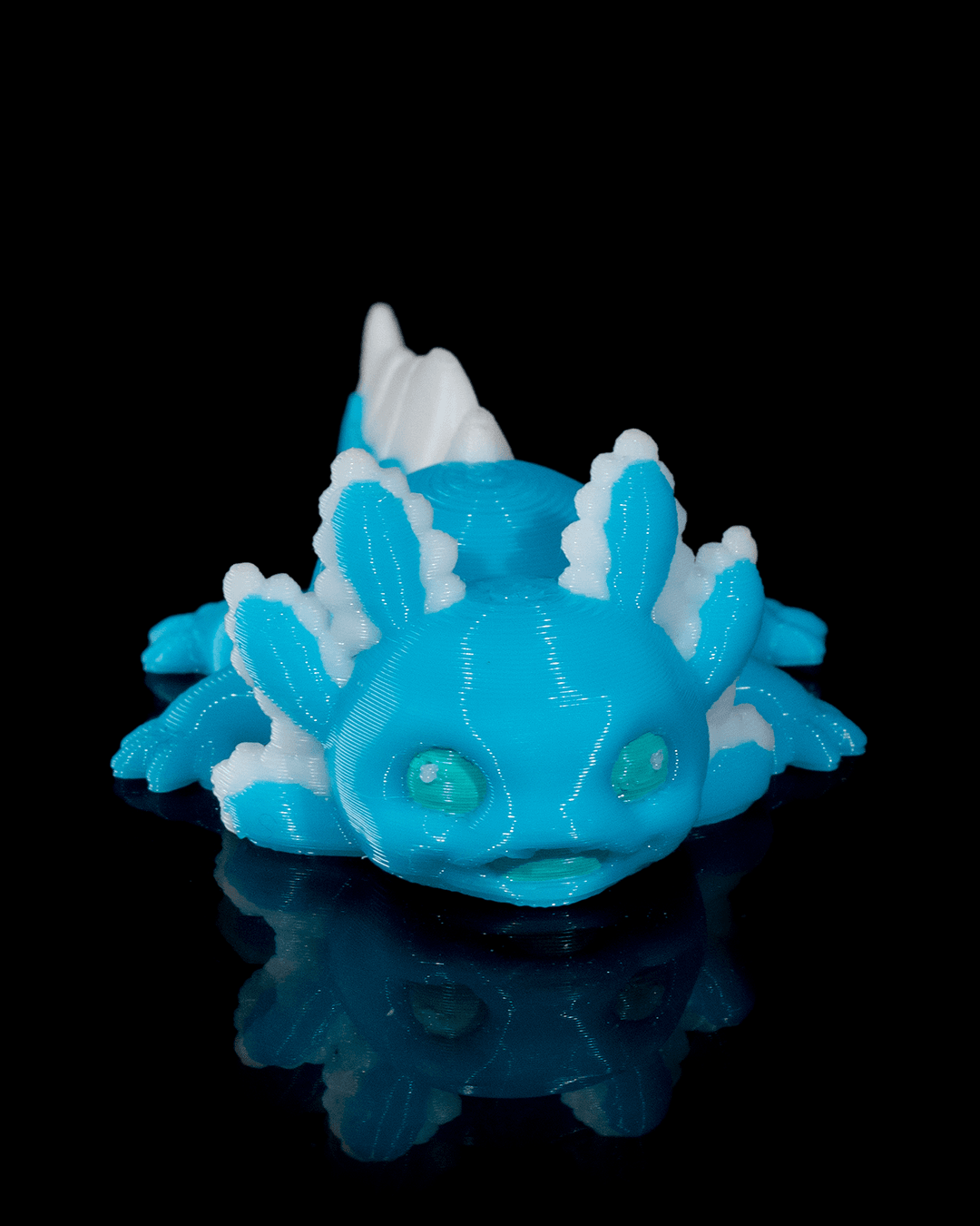 Baby Pop: Adorable 3D Printed Baby Axolotl with Articulated Joints